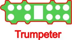 A6M2 (Mitsubishi Green) - Instument panel 1:24