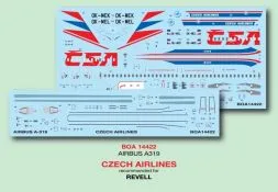 Airbus A319 - Czech Airlines 1:144