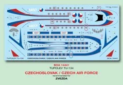 Tupolev Tu-134 - Czechoslovak/ Czech Air Force 1:144