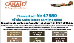 USSR Air Force - WW II Experimental Camouflage 1939-1940