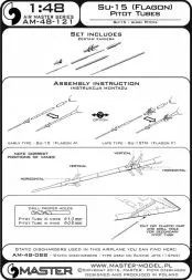 Su-15 Flagon - Pitot Tubes 1:48