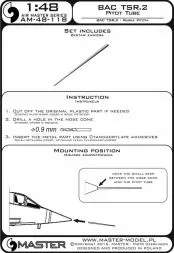 BAC TSR.2 - Pitot Tube 1:48