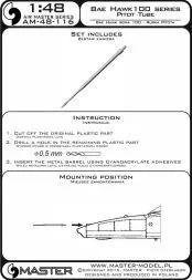 BAE Systems Hawk 100 series - Pitot Tube 1:48