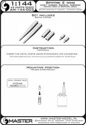 Supermarine Spitfire E wing early 1:144