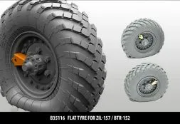 ZiL-157/ BTR-152 wheels flat 1:35