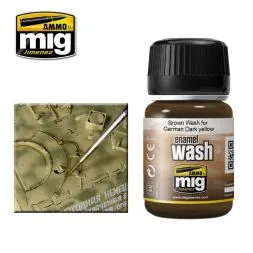 Brown Wash for German Dark Yellow