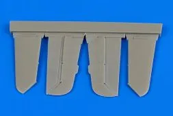 Bf 109F control surfaces for Zvezda 1:48
