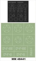 F4U-1 CORSAIR Maxi Mask für Hobby Boss 1:48