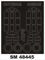 J2F-5 DUCK Mask für Merit 1:48