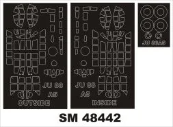 Ju-88A-5 Mask für ICM 1:48