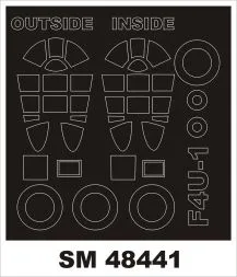 F4U-1 mask für Hobby Boss 1:48