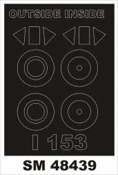 I-153 Chaika mask für ICM 1:48