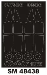 F-106B Mask für Trumpeter 1:48