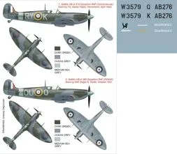 Spitfire Mk.VB Super Mask for Tamiya P.II 1:48