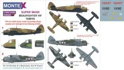 Beaufight VIF Super Mask for Tamiya 1:48