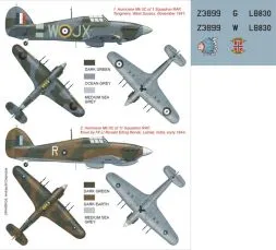 Hurricane Mk.IIc Super Mask for Italeri 1:48