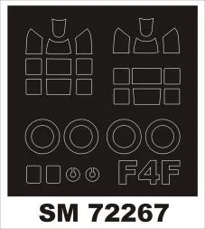 F4F-4 Wildcat Mask for Airfix 1:72