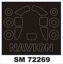 L-17A Navion Mask für Valom 1:72