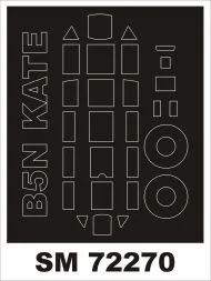 B5N Kate Mask für Airfix 1:72