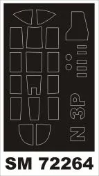 Northrop N-3PB Mask für Special Hobby 1:72