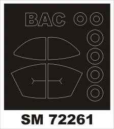 BAC Strikemaster Mask für Sword 1:72