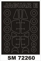 Jaguar E Mask für Hobby Boss 1:72