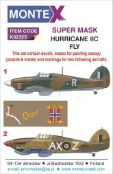 Hurricabe Mk.IIc Super Mask für Fly P.2 1:32