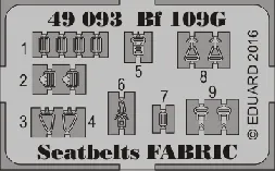 Bf 109G essential - BIG SIN set 1:48