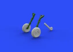 Spitfire Mk.IX wheels 4 spoke, smooth tire 1:72