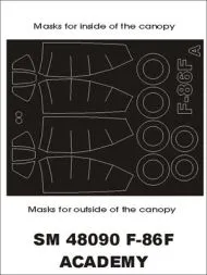 F-86F mask für Academy 1:48