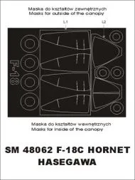 F/A-18C Hornet mask for Hasegawa 1:48