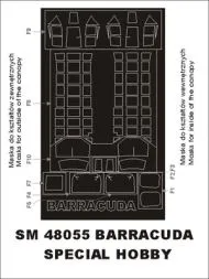 Fairey Barracuda mask für Special Hobby 1:48