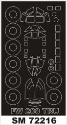 Fw 200C-3 mask für Trumpeter 1:72