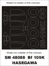 Bf 109K mask für Hasewafa 1:48