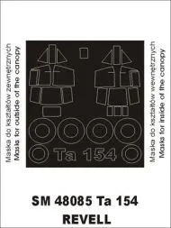 Ta 154 mask für Revell 1:48