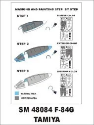 F-84G mask für Tamiya 1:48