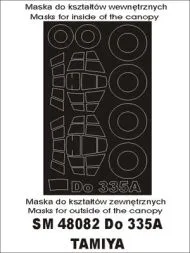 Dornier Do 335A mask für Tamiya 1:48
