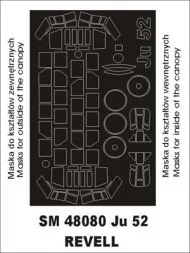 Junkers Ju 52/3M mask für Revell 1:48