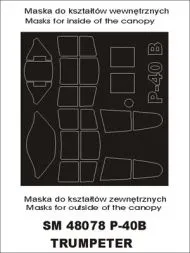 P-40B mask für Trumpeter 1:48