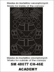 CH-46 mask für Academy 1:48