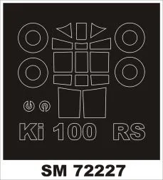 Ki-100 mask für RS Model 1:72