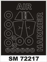 H.S. Harrier GR.3 mask für Airfix 1:72