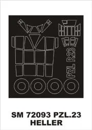 PZL P-23 Karas mask für Heller 1:72