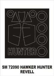 Hawker Hunter F.6 mask für Revell 1:72