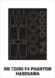 F-4 Phantom II mask für Hasegawa 1:72