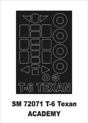 T-6 Texan mask für Academy 1:72