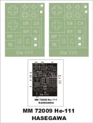 Heinkel He 111 maxi mask für Hasegawa 1:72