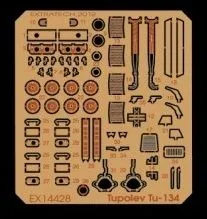 Tupolev Tu-134 P.E. für Zvezda 1:144