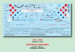 Airbus A320 - Croatia Airlines 1:144