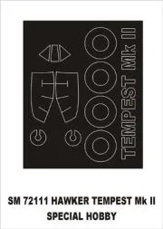 Hawker Tempest Mk.II mask für Special Hobby 1:72